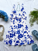 Vestido Floral Blue Breeze