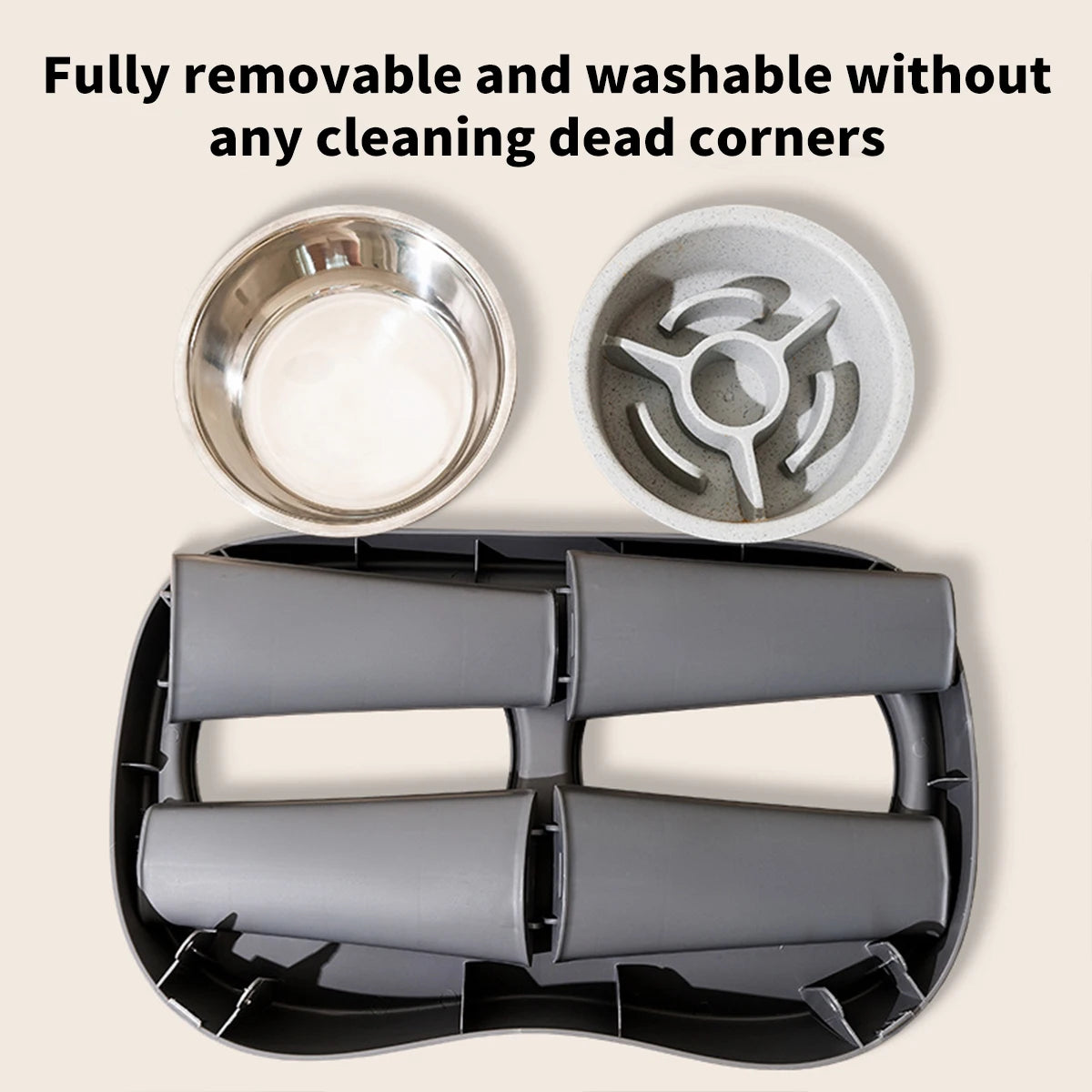 2-in-1 Anti-Choke Pet Bowl