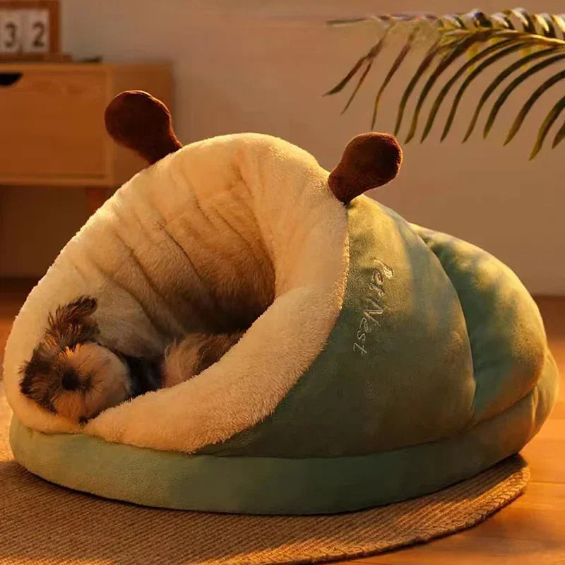 Plush Pet Slipper Bed