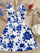 Vestido Floral Blue Breeze