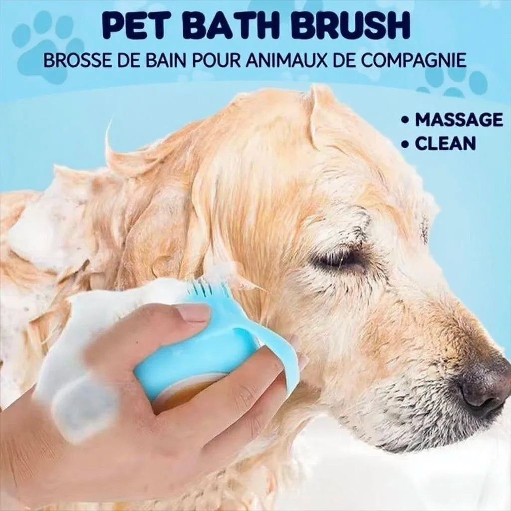 Silicone Pet Shampoo Brush