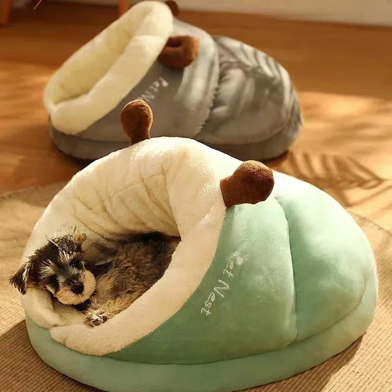 Plush Pet Slipper Bed