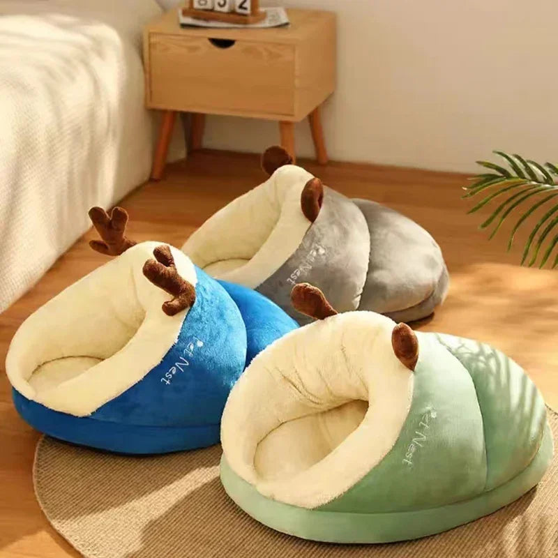 Plush Pet Slipper Bed