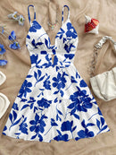 Vestido Floral Blue Breeze