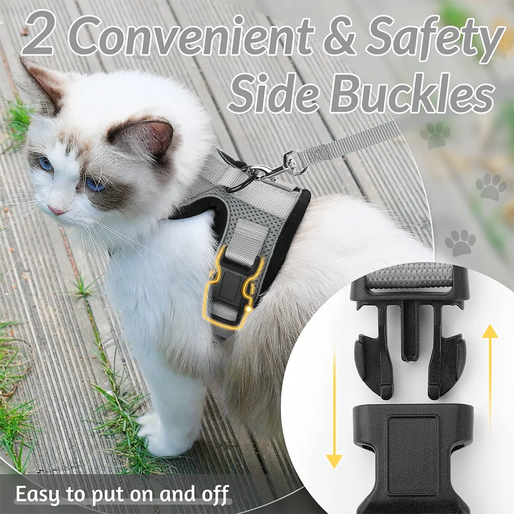 Mesh Cat Harness & Leash