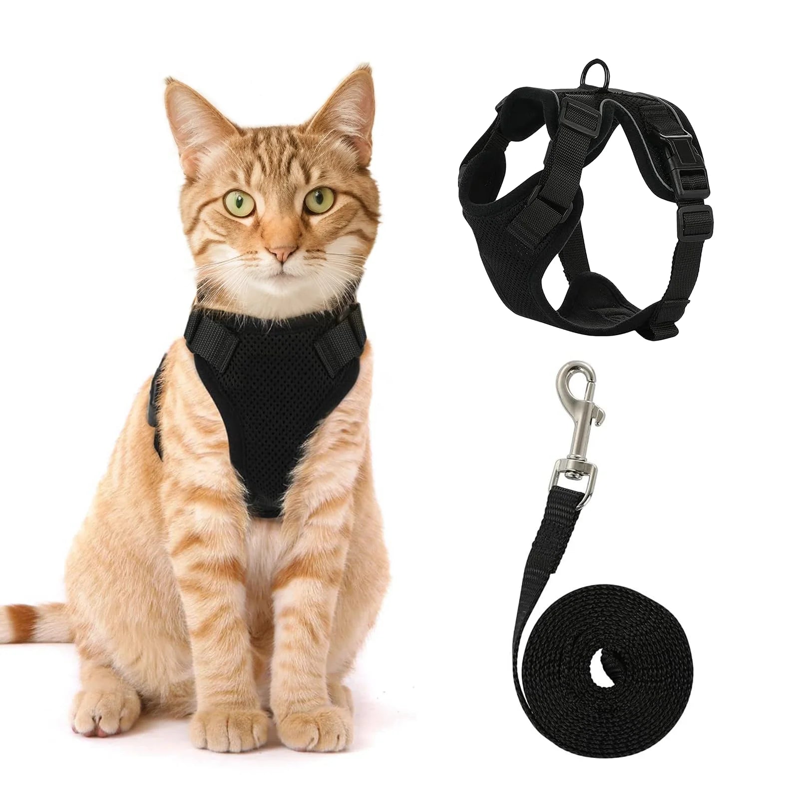 Mesh Cat Harness & Leash