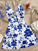 Vestido Floral Blue Breeze
